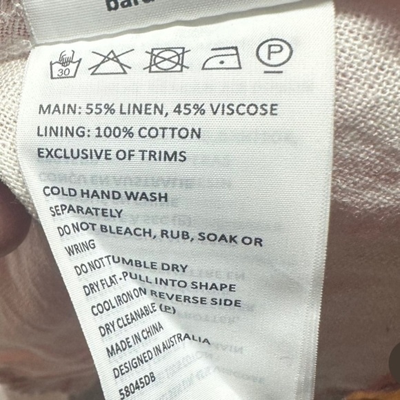 BARDOT Laurie Floral Pink Coquette Fairy Linen Mini Dress ~ Size M ~ NWT - Picture 9 of 11